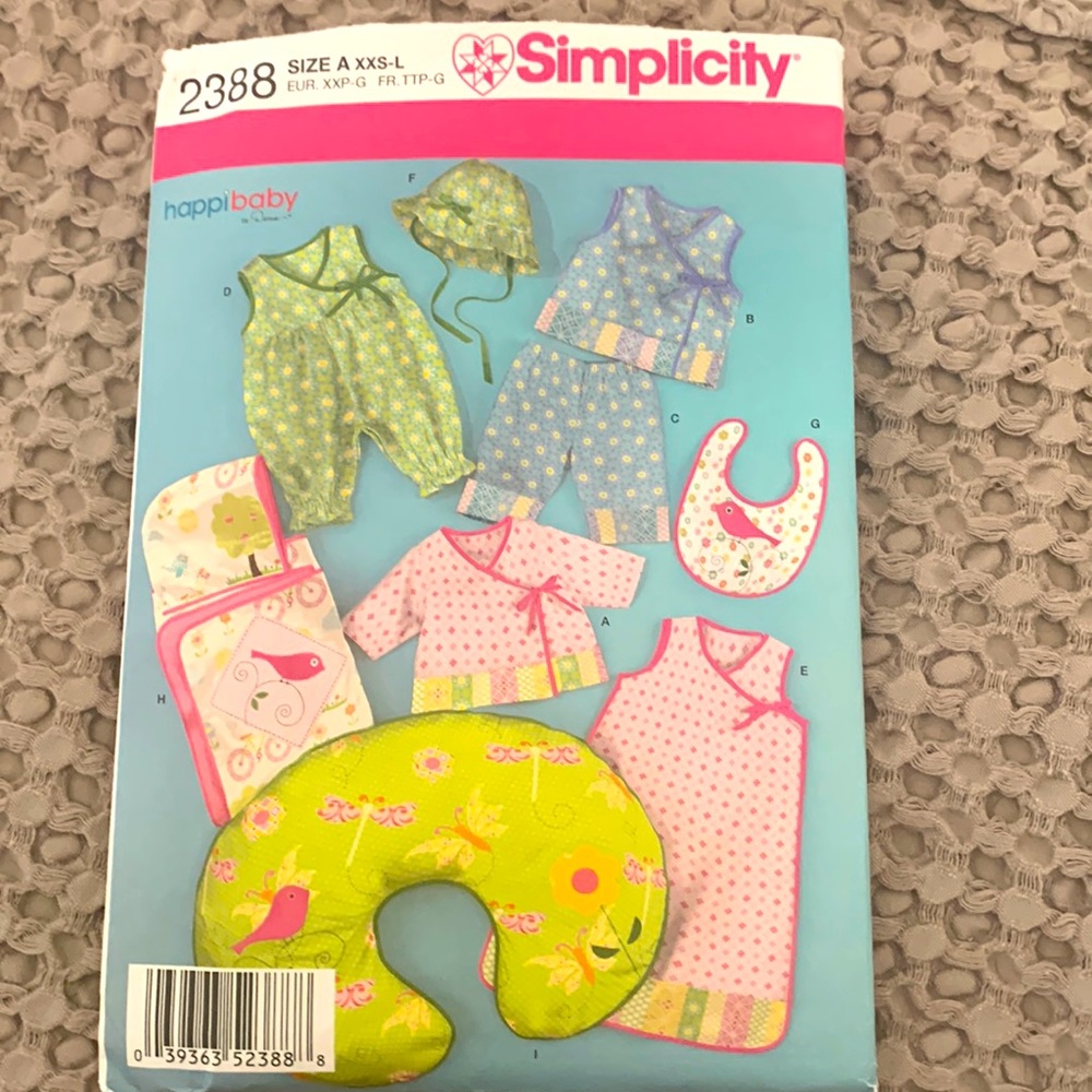 10 little girl patterns various brands some vintage